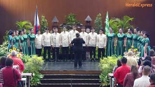 Cordillera Hymn  Benguet State University BSU Glee Club [upl. by Shurlock539]