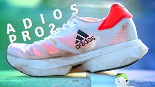 Adidas Adios Pro 2 Marathon Racing Shoe Full Review Score [upl. by Hawk493]