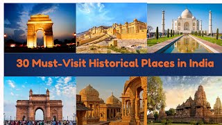 30 Famous Historical Places of India  MCQ Quiz  GK in Hindi [upl. by Esoj]