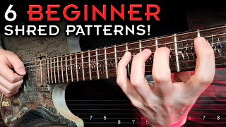 Learn To SHRED With Just 6 Patterns Guitar Lesson  Tabs [upl. by Akirehs]