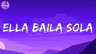 Eslabon Armado  Ella Baila Sola LetraLyrics [upl. by Yrrehs]