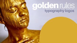 Perfect Typographic Logos Using The GOLDEN RULES [upl. by Yrrok]