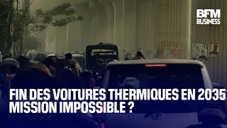 Fin des voitures thermiques en 2035  mission impossib [upl. by Ettezzil]