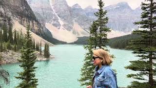 Moraine Lake in Banff National Park Alberta Canada [upl. by Aikar]