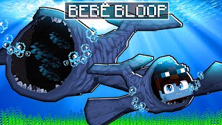 NASCI como BEBÊ THE BLOOP no Minecraft [upl. by Nerag131]