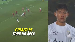 BOLIVIANO MIGUELITO VEM ENCANTANDO NA BASE DO SANTOS  Miguel Terceros vs Flamengo [upl. by Akilaz]