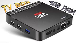 SCISHION V88 PIANO TV BOX RK3328 4GB RAM 16GB ROM Android 7 1 [upl. by Lynelle549]