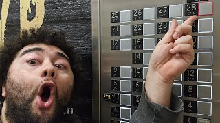 28 Floor Schindler 5500 Elevators Hilton Columbus 402 N High St [upl. by Kimon989]