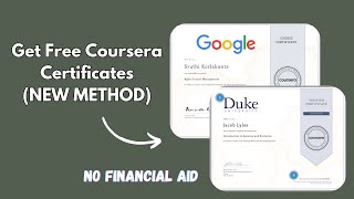 How To Get Paid Coursera Courses for FREE with Certificates in 2024  Without Financial Aid [upl. by Tris278]