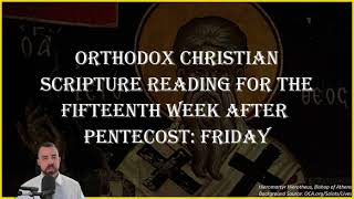 Fifteenth Week After Pentecost Friday  Galatians 4821 amp Luke 73135  October 4 2024 [upl. by Christy]