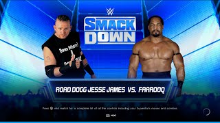 WWE 2K22 PC  Road Dogg Jesse James VS Faarooq 4K [upl. by Macpherson]