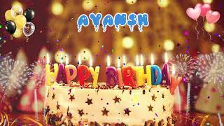 AYANSH Birthday Song – Happy Birthday Ayansh [upl. by Shiverick977]