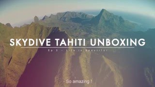 Tahiti Parachutisme Skydive Tahiti Demo video MOOREA Tandem Skydive [upl. by Cj749]