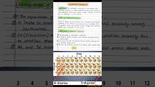 lanthanide contraction lanthanoid contraction class 12lanthanoid contraction and its consequences [upl. by Eelrac]