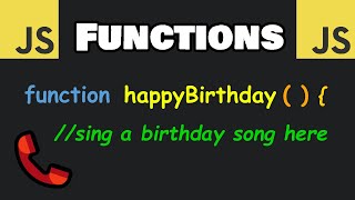 JavaScript FUNCTIONS are easy 📞 [upl. by Fauver379]
