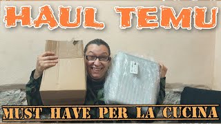 ❄️HAUL TEMU❄️MUST HAVE in CUCINA per ORGANIZZARLA e SEMPLIFICARE le AZIONI QUOTIDIANE❄️ [upl. by Eriam]