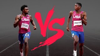 Noah Lyles responds to Erriyon Knightons 1949 [upl. by Macfarlane]