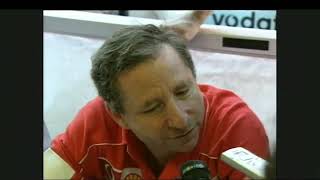 F1 Francia 2002  Federica Balestrieri intervista Jean Todt dopo il Gran Premio [upl. by Reinold646]