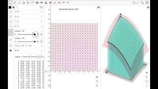 illustrating double integral with Geogebra [upl. by Westland935]