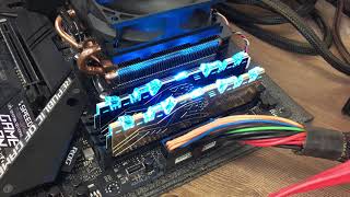 Apacer PANTHER RAGE DDR4 RGB 8GB DDR42666MHz GOLD  BLACK test [upl. by Talanian]