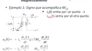 SIGNOS ECUACIONES BOBINAS ACOPLADAS [upl. by Aneeg]