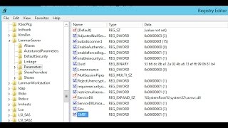 How to disable SMBv1 in Registry Editor Windows 10Description Below [upl. by Hultgren]