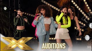 V5 Five Latino Girls Put Together To Make A GroupSee What Happens The X Factor 2019 Celebrity [upl. by Purdy]