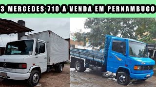 3 MERCEDES 710 A VENDA EM PERNAMBUCO JULHO 2023 [upl. by Bosson]