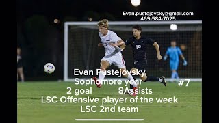 Evan Pustejovsky DBU Sophomore year highlights [upl. by Siol]