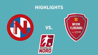 7 Spieltag Regionalliga Nord 2425  FC Eintracht Norderstedt  SC Weiche Flensburg 08  Highlights [upl. by Thatcher]