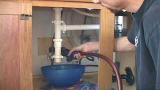 How to Unclog a Sink Without Toxic Chemicals  Using A Hose [upl. by Eastlake877]