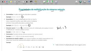 AULA 05 PROPRIEDADES DA MULTIPLICAÇÃO [upl. by Sherm349]