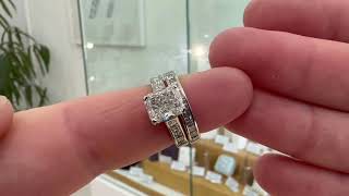 2 Carat Radiant Cut Diamond Ring  With Princess Cut Shoulders [upl. by Cindelyn]