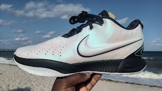 Nike LeBron 21 Conchiolin quotBeach Reviewquot [upl. by Ailuj371]