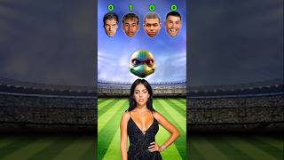 Ronaldo vs Mbappé vs Lamine Yamal vs Suarez  Georgina Asks 🤩⚽ [upl. by Ania]