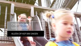 Luxe vakantiepark voor gezin in schoolvakantie 2019  Hof van Saksen Drenthe Nederland [upl. by Eneryc]