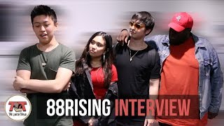 88rising Interview  Rich Brian NIKI Joji August 08  Head in the Clouds amp Asian Representation [upl. by Esidarap]