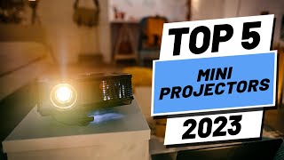 Top 5 BEST Mini Projectors of 2023 [upl. by Valry]