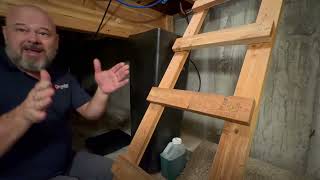 Water Softener installed in crawlspace equityrealestate [upl. by Assyn]