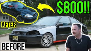 Transforming A Subscribers Car In 10 mins Budget Build [upl. by Modnar]