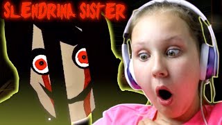 SLENDRINA HAS A SISTER Playing Hello Neighbor Granny Style Game [upl. by Ligetti]