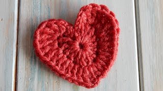 How to Crochet a Heart [upl. by Nyer]