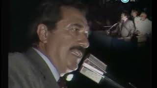 Raúl Ricardo Alfonsín pronunciaba el preámbulo de la constitución en 1983 [upl. by Alekin510]