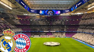 👀Champions League Anthem at THE Bernabéu😍 Real Madrid v Bayern Munich Estadio Santiago Bernabéu 4K [upl. by Elston]