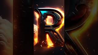 R Letter 4K Status shorts status trending whatsappstatus ytshorts [upl. by Mairem]