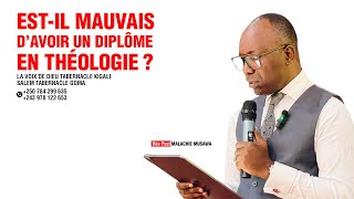 ESTIL MAUVAIS DAVOIR UN DIPLÔME EN THEOLOGIE ENFIN LE PASTEUR MALACHIE MUSAWA SE PRONONCE [upl. by Hilar]