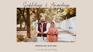 SUKHDEEP amp AMANDEEP  BEST WEDDING CINEMATIC HIGHLIGHT  SIDHU PHOTOGRAPHY BHAI RUPA [upl. by Enomahs780]