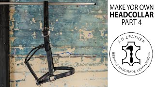 Make you own Headcollar  Part 4  Cheeks and Backstay  Bridle work Tutorial [upl. by Alessandra]