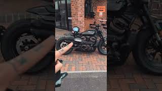 Sportster S Custom exhaust  Review  Harley Davidson  Sykes HD [upl. by Karwan]