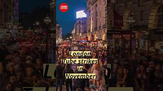 London Tube strikes in November [upl. by Dannye]